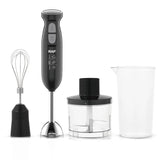 RAF 4-in-1 Hand Blender, Chopper, Whisk & Mixer with Dual Speed Control & 600ml Jar - 340W