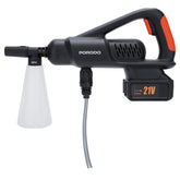 Porodo Lifestyle Dual Mode Tank & Hose High-Pressure Washer - Black