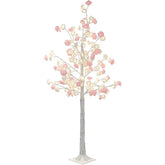 Decorative LED Blossom Flower Tree Lamp with Warm Ambient Lighting & Stable Floor Base - 130 CM