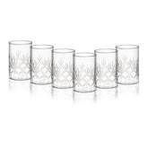 Borosil Meadow Vision Glass Tumbler Set of 6 – 350 ml