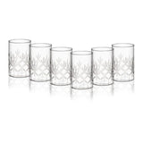 Borosil Meadow Vision Glass Tumbler Set of 6 – 350 ml