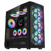 GAMEON Emperor Midnight I Series Mid Tower Gaming Case - Black