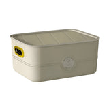 Large Plastic Storage Box with Lid & Built-In Handles (35 x 26.5 x 16 cm)