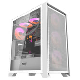 DarkFlash DRX70 MESH ATX Mid Tower Gaming Case - White
