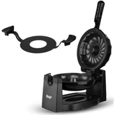 RAF Electric Rotatable Bundt & Lava Cake Maker with Non-Stick Surface, Safety Lock & LED Indicator - 1800W