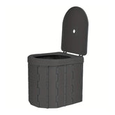 Portable Foldable Toilet Bucket & Trash Can for Outdoor & Camping