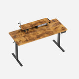Kingsmith ETSFI21 Smart Height Adjustable Table - Antique Wood