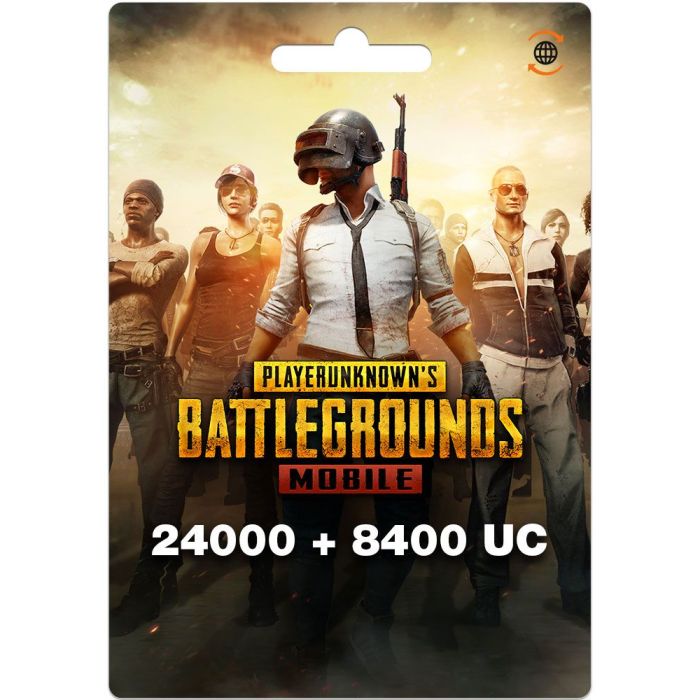 PUBG Game Point - (24000 + Free 8400 UC) - $400 PUBG Game Point - (24000 + Free 8400 UC) - $400