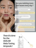 AgeLab Mela Toning Signature Ampoule | Vitamin C Moonlight Brightening Serum for Dark Spots, Hyperpigmentation & Uneven Skin Tone | Radiance & Skin Tone Booster | Korean Skincare | 30ml