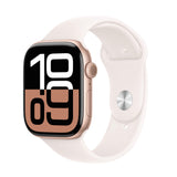 APPLE WATCH SERIES 10 GPS 42MM ROSE GOLD ALUMINIUM CASE WITH LIGHT BLUSH SPORT BAND - S/M