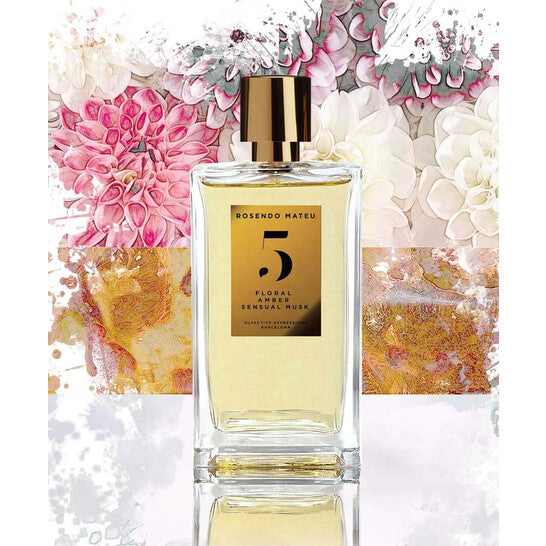 ROSENDO MATEU NO.5 FLORAL, AMBER, SENSUAL MUSK-UNISEX-EDP-100ML ROSENDO MATEU NO.5 FLORAL, AMBER, SENSUAL MUSK-UNISEX-EDP-100ML