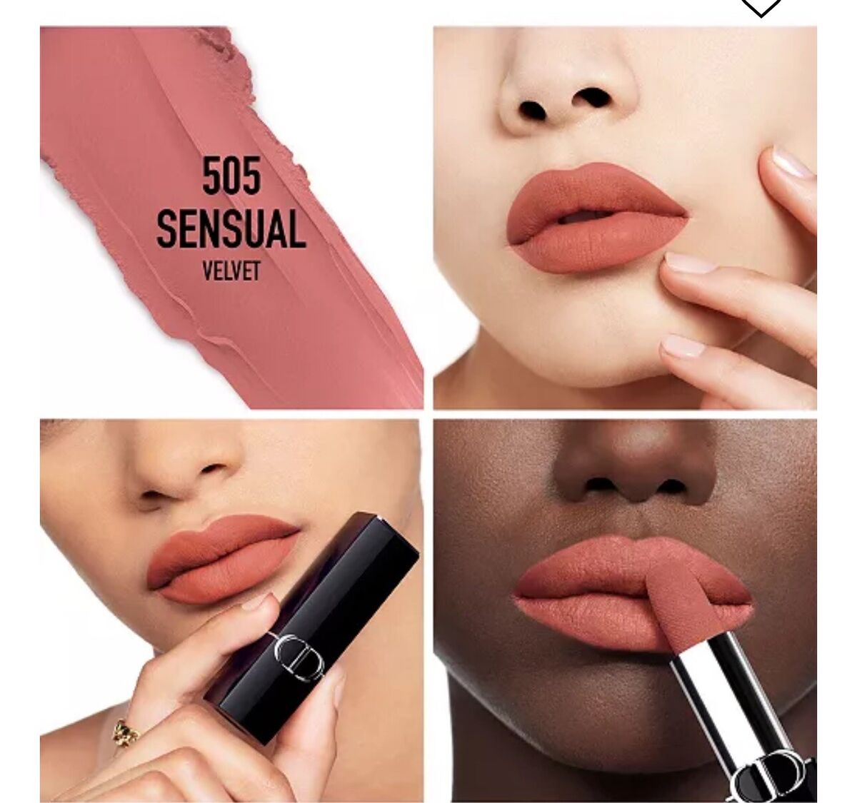 Dior Rouge Dior Lipstick - 505 Sensual Velvet Dior Rouge Dior Lipstick - 505 Sensual Velvet