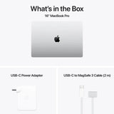 Apple MacBook Pro - 16.2" / M4 Pro / 14-Core CPU / 20-Core GPU / 24GB RAM / 512GB SSD / Silver / 1YW
