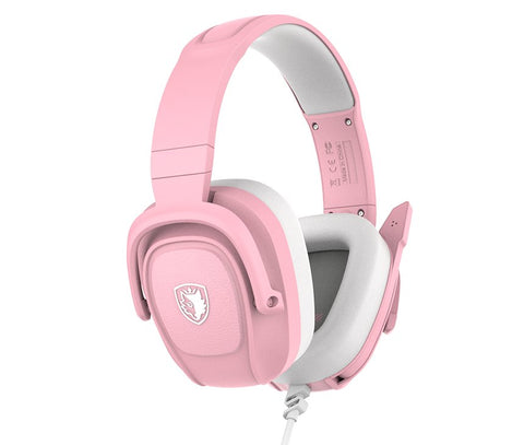 Sades SA-732 Zpower Multiplatform Gaming Headset - Pink