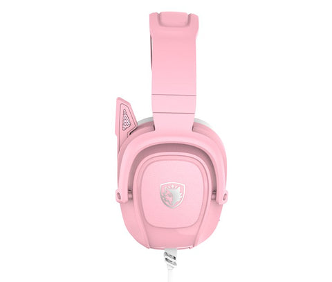 Sades SA-732 Zpower Multiplatform Gaming Headset - Pink