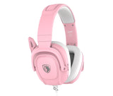 Sades SA-732 Zpower Multiplatform Gaming Headset - Pink