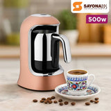 Sayona, Turkish Coffee Maker 600ml 500W with Auto Shut Off – STC-4375