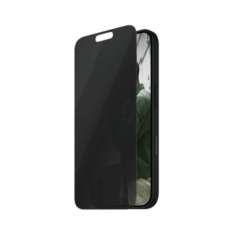 PanzerGlass® SAFEP95875, Privacy Screen Protector iPhone 16 | 15 | Ultra-Wide Fit