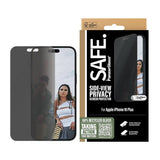 PanzerGlassĀ® SAFEP95877, Privacy Screen Protector iPhone 16 Plus | 15 Plus | Ultra-Wide Fit