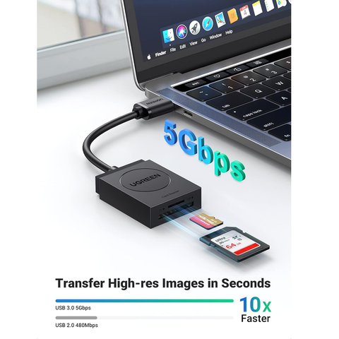 UGREEN USB 3.0 Card Reader TF+SD