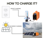 HI-TEX Portable Power Station 200W Orange - 12V 30Ah Battery (EG003BK)