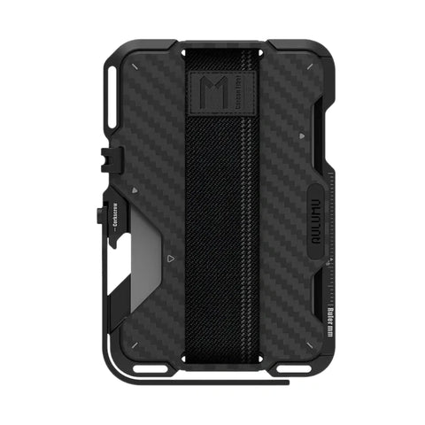 AULUMU G03 Multi-Tool Magnetic Metal Wallet Carbon Cover - Carbon Fiber