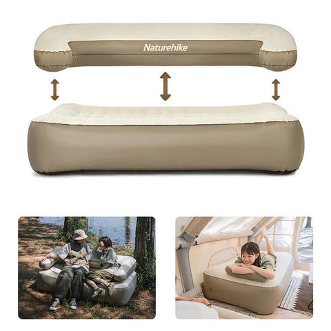 Naturehike SF01 Multifunctional inflatable Double Sofa -Summer Sand(165*95*65)