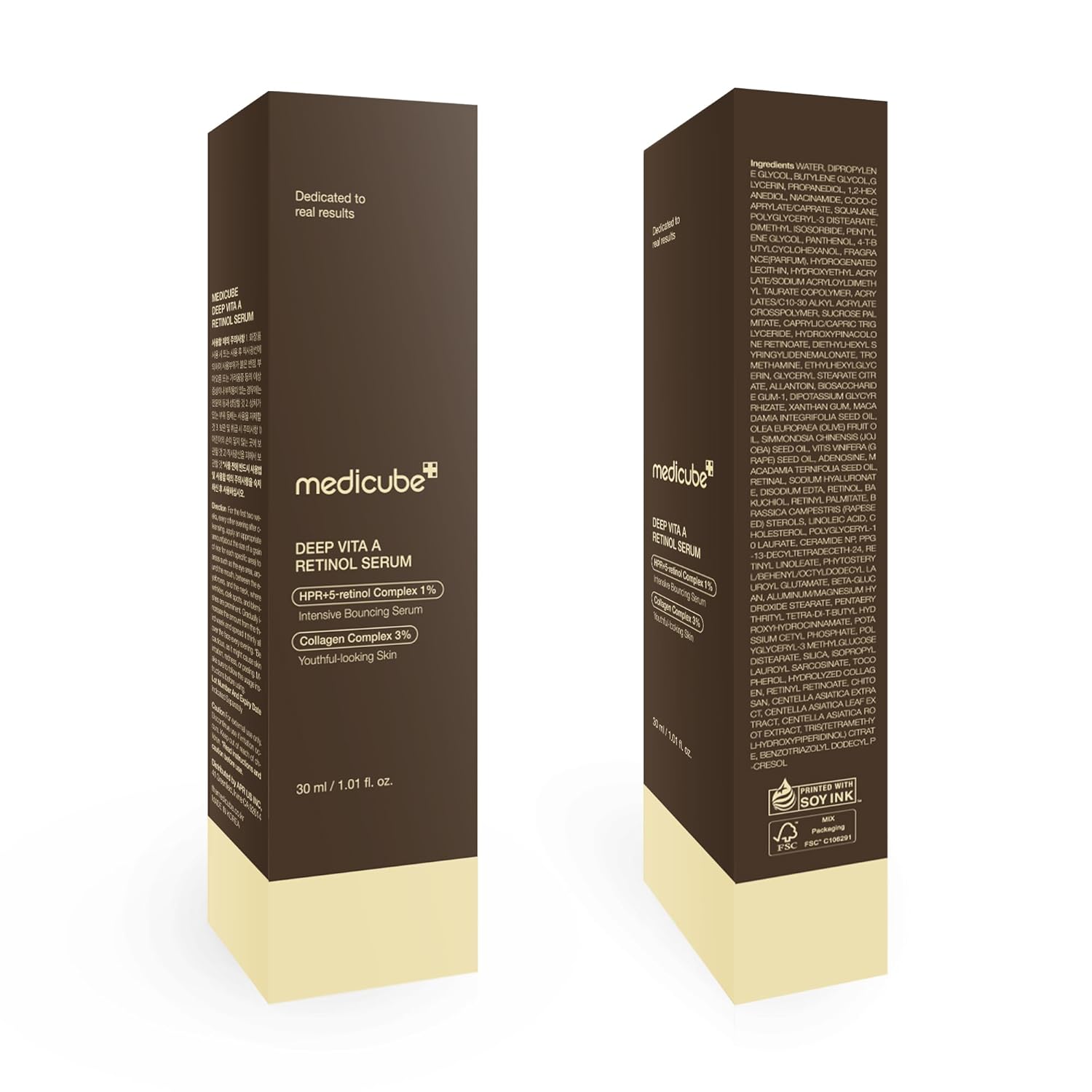 Medicube Deep Reviving Bakuchiol Retinol Facial Serum - Anti-Aging 4th Gen Retinol & Bakuchiol - Targets Fine Lines, Uneven Skin Tone, Blemish Scars - Korean Skin Care, Low Irritant, 1.01 oz Medicube Deep Reviving Bakuchiol Retinol Facial Serum - Anti-Aging 4th Gen Retinol & Bakuchiol - Targets Fine Lines, Uneven Skin Tone, Blemish Scars - Korean Skin Care, Low Irritant, 1.01 oz