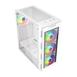 Gaming Bundle:Pc Intel Core i5-12400F,RTX 5060,16GB RAM with Sades NC-Pelagia, 24",FHD,200Hz,0.5ms,HDMI 2.1,VA,Curved Gaming Monitor (White)