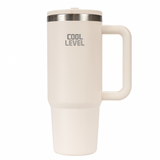 Cool Level, Steel Mug With External Straw, 900ml