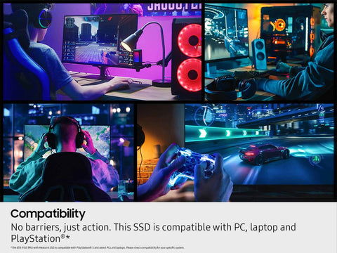 Samsung, 9100 PRO With Heatsink, 2TB SSD M.2 NVMe