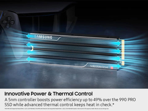 Samsung, 9100 PRO With Heatsink, 2TB SSD M.2 NVMe