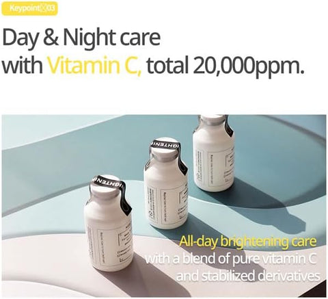 AgeLab Mela Toning Signature Ampoule | Vitamin C Moonlight Brightening Serum for Dark Spots, Hyperpigmentation & Uneven Skin Tone | Radiance & Skin Tone Booster | Korean Skincare | 30ml