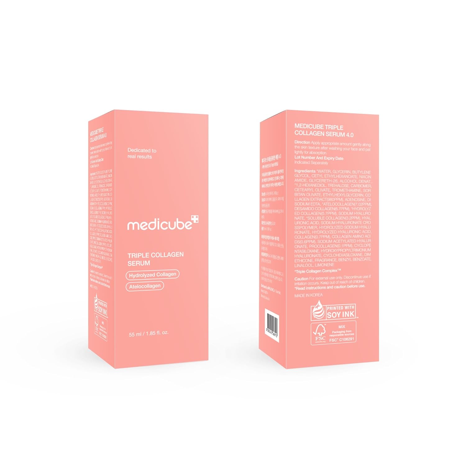 Medicube Triple Collagen Serum 1.85 fl.oz - Nourish dull skin with Triple Collagen Complex - A lightweight serum with Niacinamide and Hyaluronic Acid - Korean Skincare Medicube Triple Collagen Serum 1.85 fl.oz - Nourish dull skin with Triple Collagen Complex - A lightweight serum with Niacinamide and Hyaluronic Acid - Korean Skincare