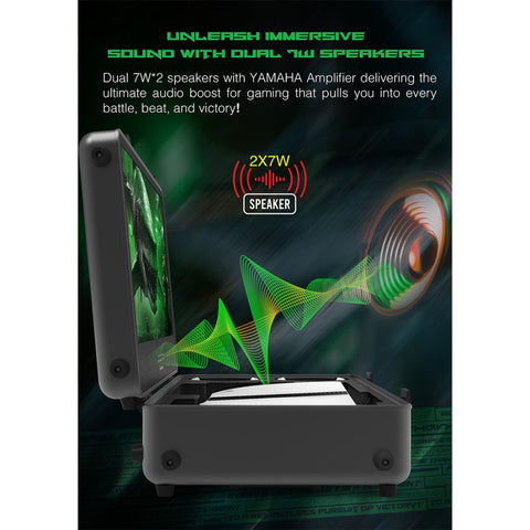 Sharx Quest 24", QHD, 165hz, 1 ms, IPS, Trolly Portable Gaming SuitCase - PQ-24Q165I