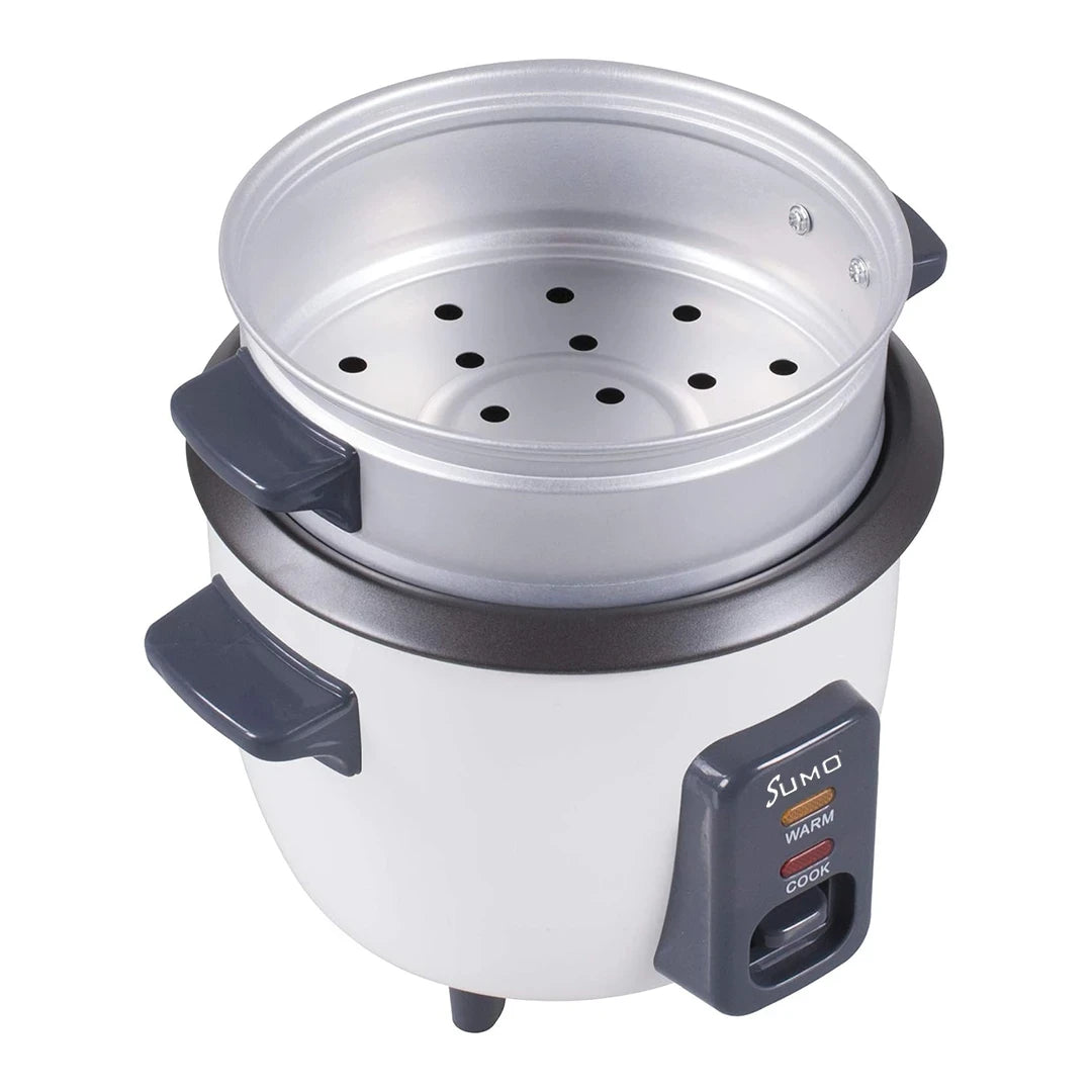 Sumo, Electric Rice Cooker 1L 400W with Non-Stick Bowl and Glass Lid – SX-100