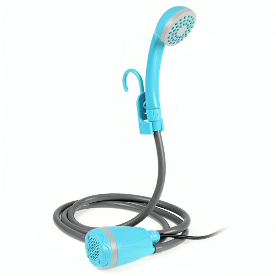 PORTABLE OUTDOOR SHOWER SET  BLUE
