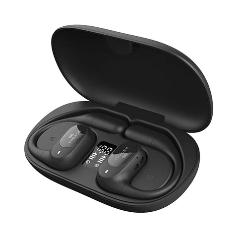 Engage Open-Ear Wireless Earbuds with Display Charging Case – Bluetooth 5.4, ENC Noise Cancelling, IPX5