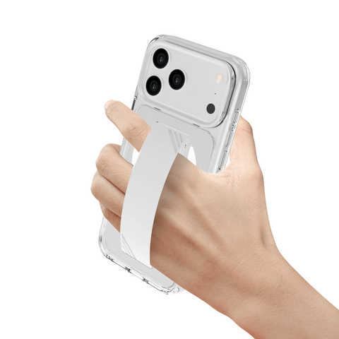 IZEL Silicone MagGrip Crystal Clear MagSafe Case for iPhone 18 Pro