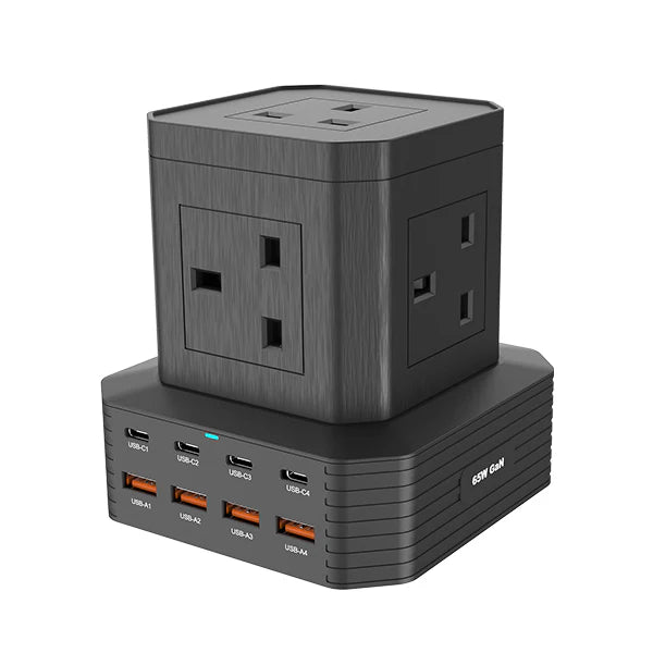 Engage, 13-in-1 Ports, GaN High-Speed Power Socket (65W)