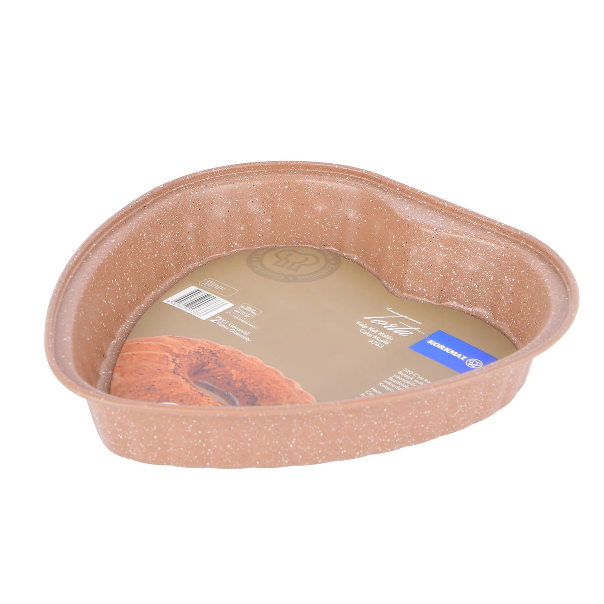 Korkmaz A763 Heart Shape Baking Pan – Non-Stick Cake Mold for Special Occasions
