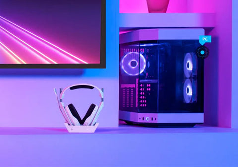 Logitech, Astro A50 X LIGHTSPEED Wireless Gaming Headset + Base Station, PRO-G GRAPHENE, PLAYSYNC, Xbox Series X|S + PS5 + PC/mac - White