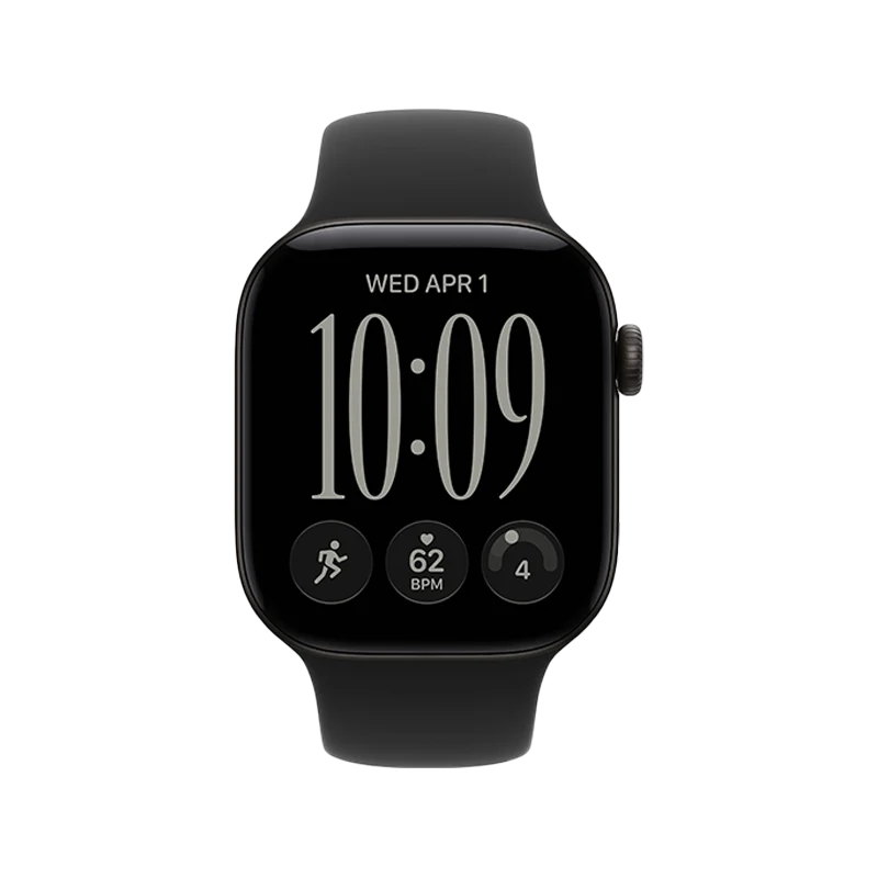 Apple Watch S 12 GPS 42mm Black Aluminium Case with Black Sport Band - S/M