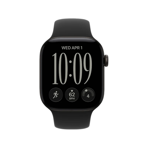 Apple Watch S 12 GPS 42mm Black Aluminium Case with Black Sport Band - S/M