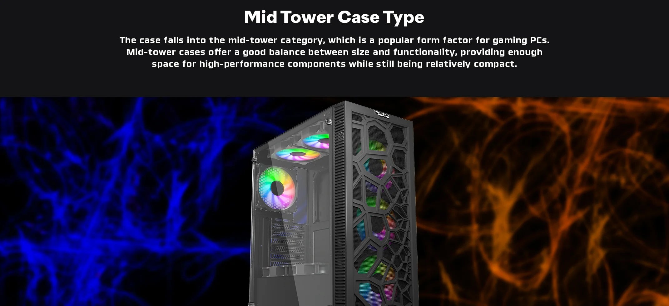 جهاز ألعاب i5 - معالج Intel Core i5-12400F، كرت شاشة RTX 3050 6GB، نظام تشغيل Windows 11 Pro
