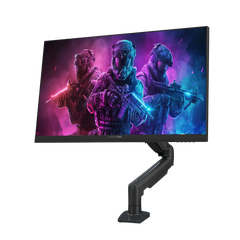 شاشة ألعاب GAMEON GOM24FHD190IPSX Midnight Pro X Series مقاس 24 بوصة FHD، 190 هرتز، MPRT 0.5 مللي ثانية، IPS سريعة (تدعم PS5) مع حامل - أسود