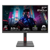 GAMEON GOML27QHD240IPS Midnight Signature Series 27" QHD, 240Hz, MPRT 0.5ms, HDMI 2.1, Fast IPS Mini LED Gaming Monitor - Black