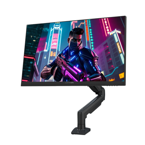 GAMEON GOM27FHD190IPSX Midnight Pro X Series 27" FHD, 190Hz, MPRT 0.5ms, Fast IPS Gaming Monitor with Stand - Black