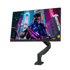 شاشة ألعاب GAMEON GOM27FHD190IPSX Midnight Pro X Series مقاس 27 بوصة FHD، 190 هرتز، MPRT 0.5 مللي ثانية، شاشة IPS سريعة مع حامل - أسود