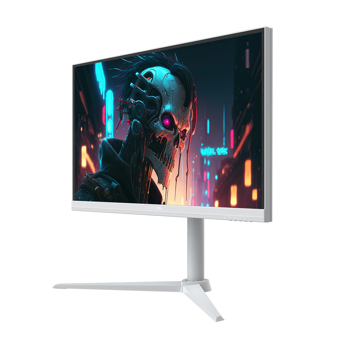 شاشة ألعاب GAMEON GOA27QHD180IPS Artic Pro Series مقاس 27 بوصة بدقة QHD، ومعدل تحديث 180 هرتز، ووقت استجابة 0.3 مللي ثانية، وشاشة IPS سريعة - بيضاء